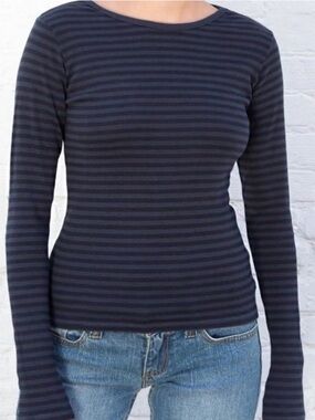 Brandy Melville Striped Leah Tee